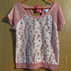 Candies lace sweater shirt